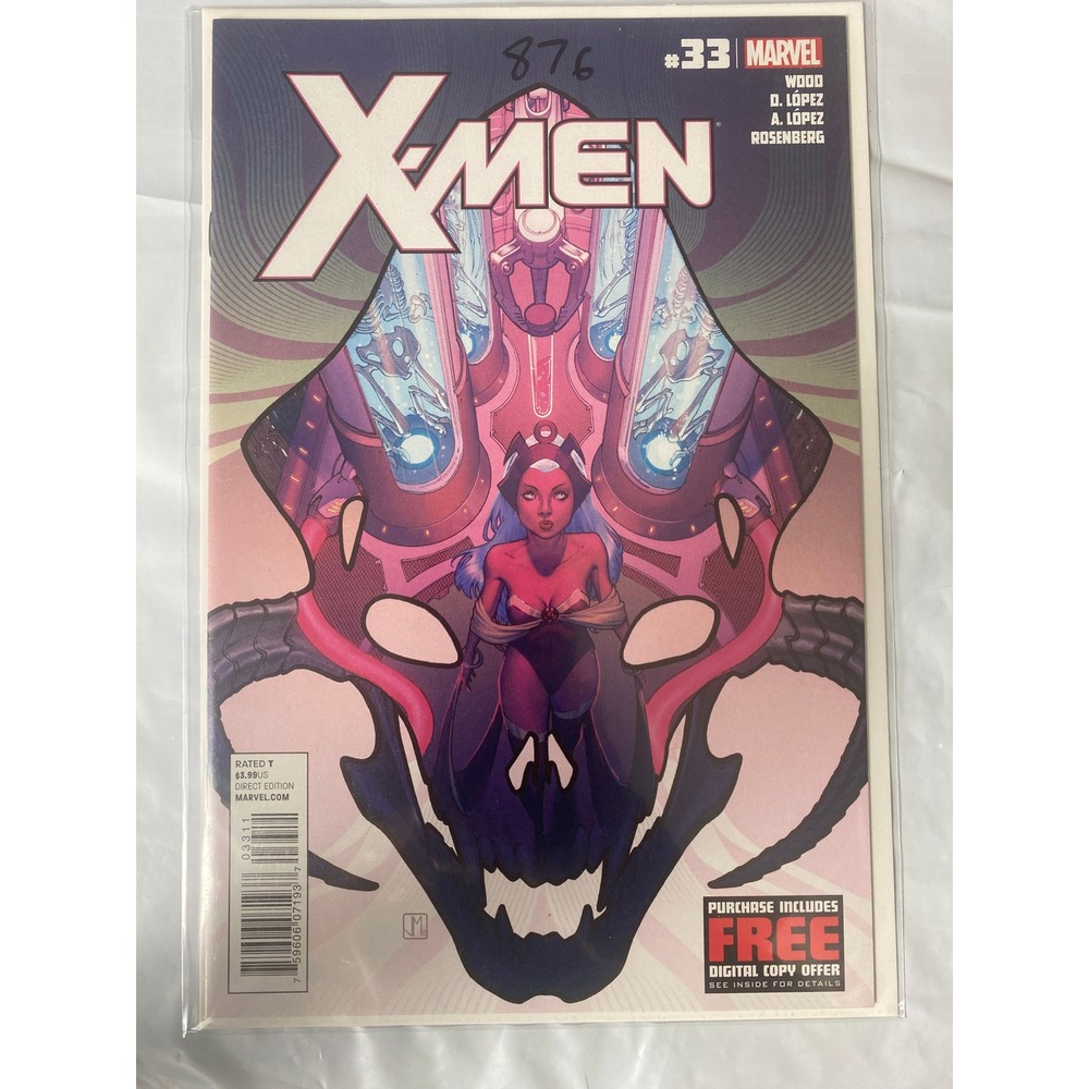 Marvel X-Men #33 2012 Brian Wood David Lopez Storm Cover Modern Age Comic Book
